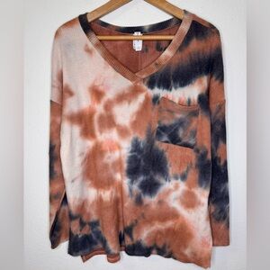 Honeyme Multicolor Tie-Dye Top